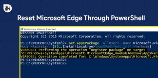 How to Reset Microsoft Edge through Powershell to Default Settings in Windows 10/11 