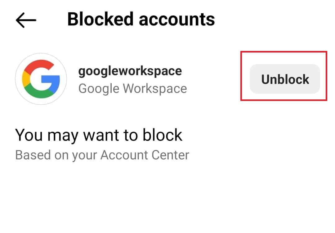 Unblock