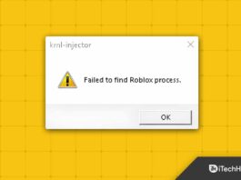 How To Fix “Failed to Find Roblox Process” KRNL Injector Error 