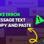 Top 25 Fake Error Message Text Copy and Paste Examples!