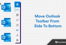 How to Move Microsoft Outlook Toolbar From Side To Bottom