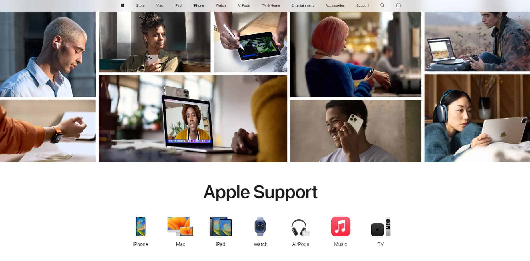 Contact Apple Support