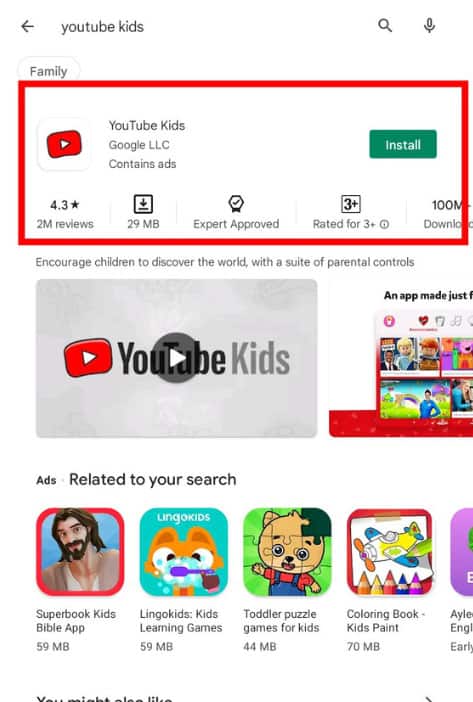 How to Install YouTube Kids on Android TV