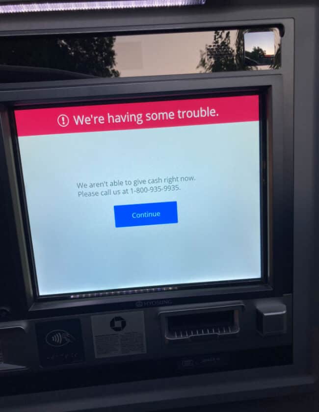 Chase ATMs Not Working? Here's How to Fix in 2024