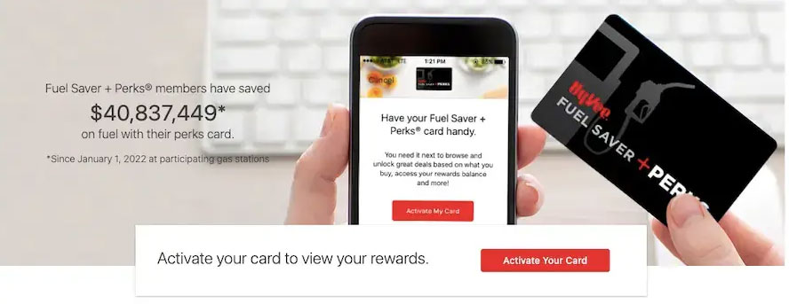 Activate HY-Vee Fuel Saver Card at hy-veeperks.com