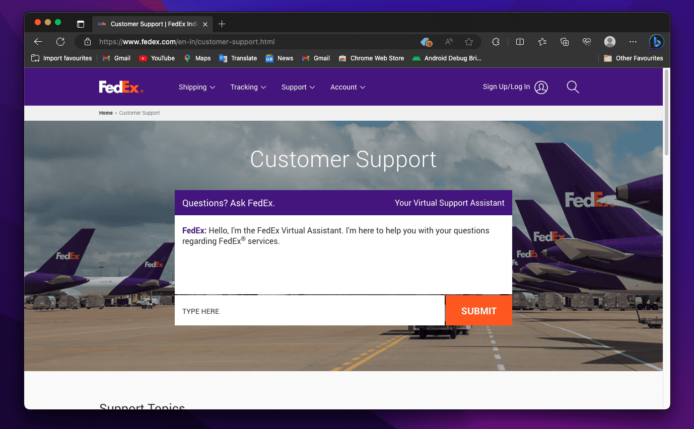 FedEx Customer Support