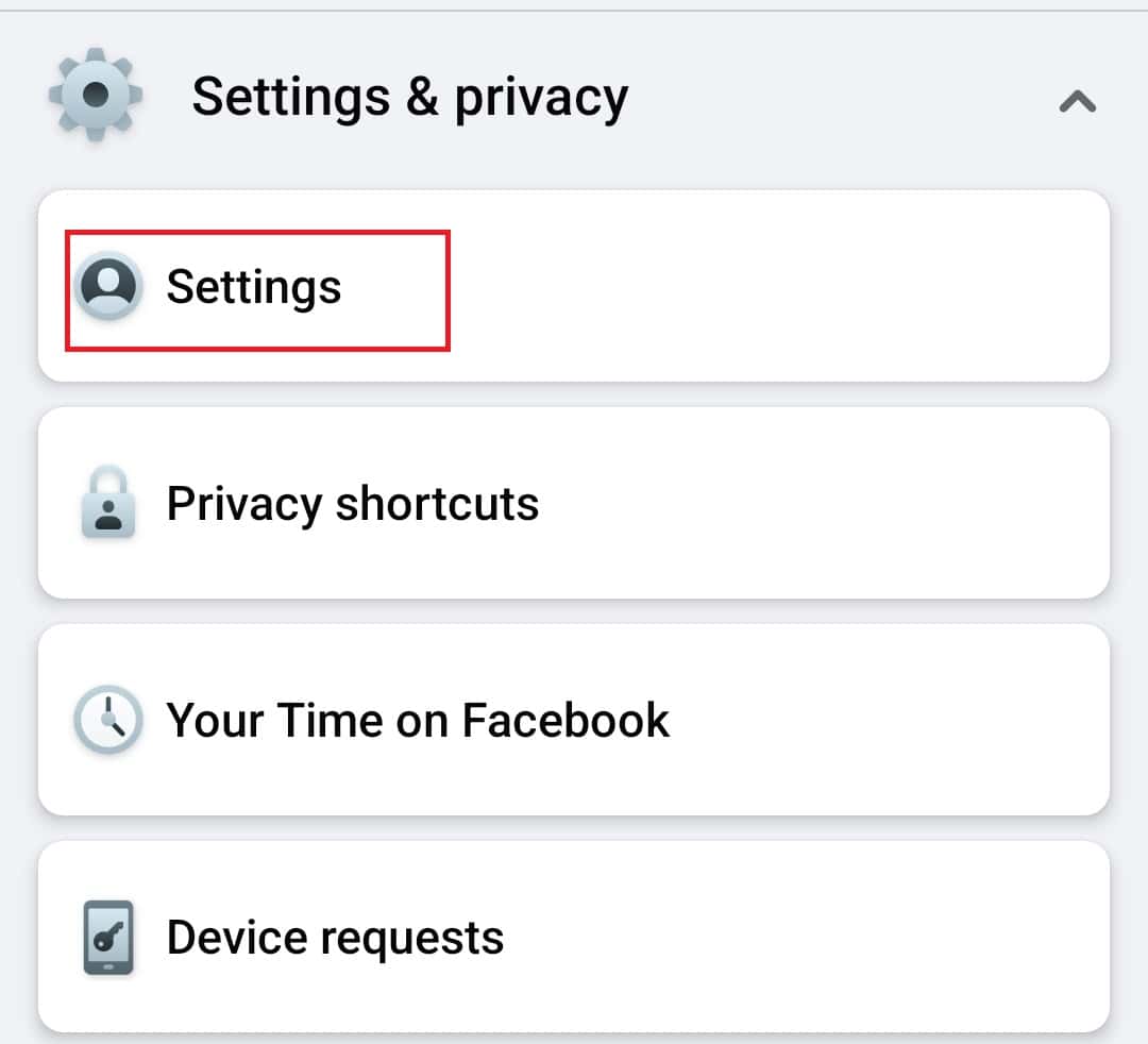 Settings & Privacy