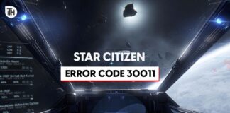 Star Citizen Error Code 30011