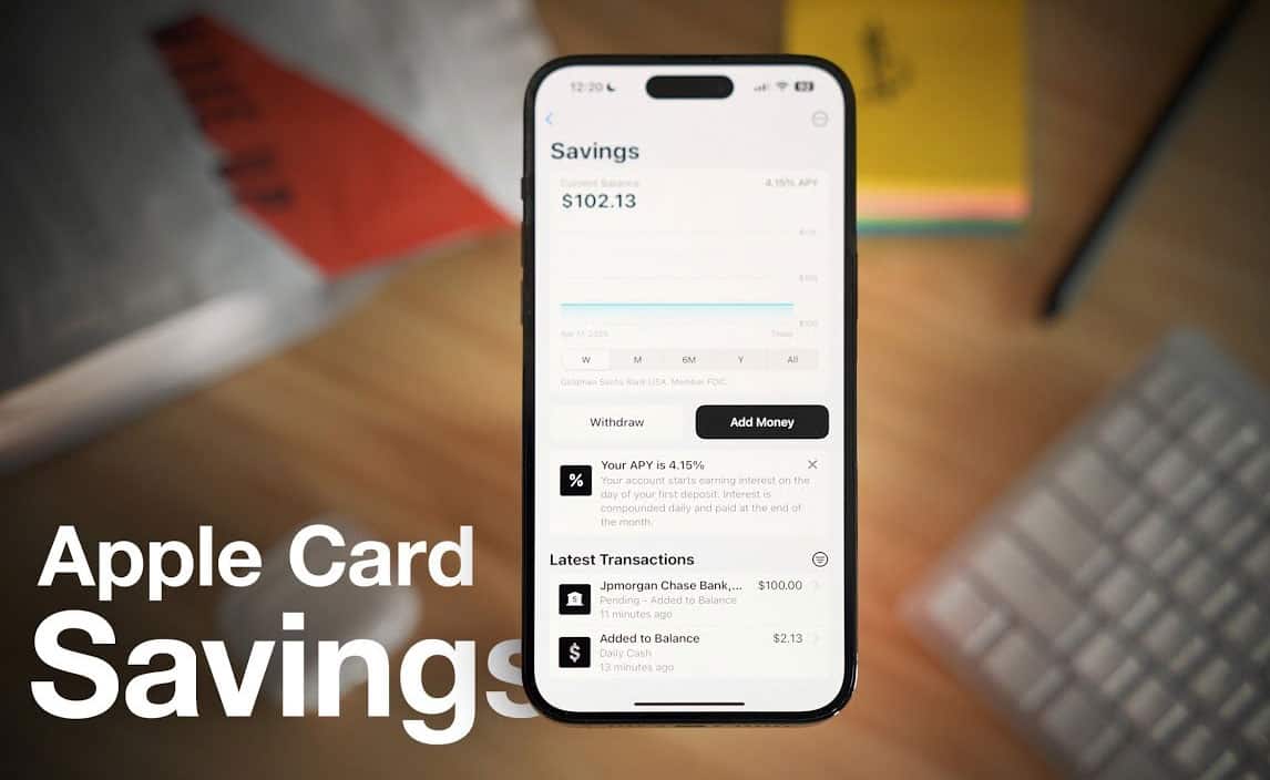 You Should Have an Apple Card Account To Open a Saving Account
