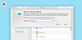 How to Fix Error Connecting to Apple ID Server On Mac/iPhone/iPad