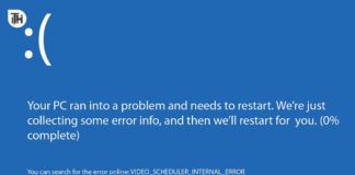 Fix Video Scheduler Internal Error In Windows 10