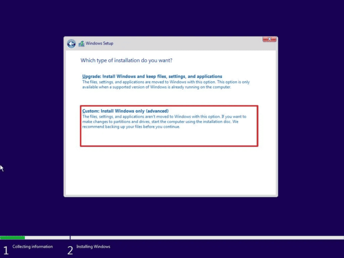 install windows 10 without data loss
