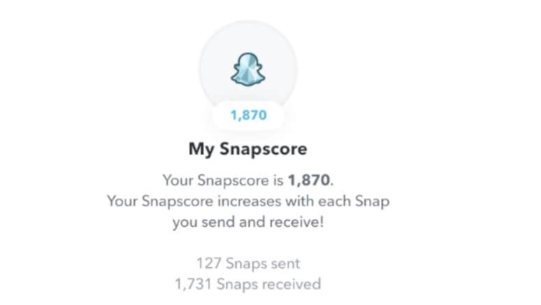 How do you find others' snap scores on Snapchat?