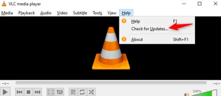 Update the VLC media player