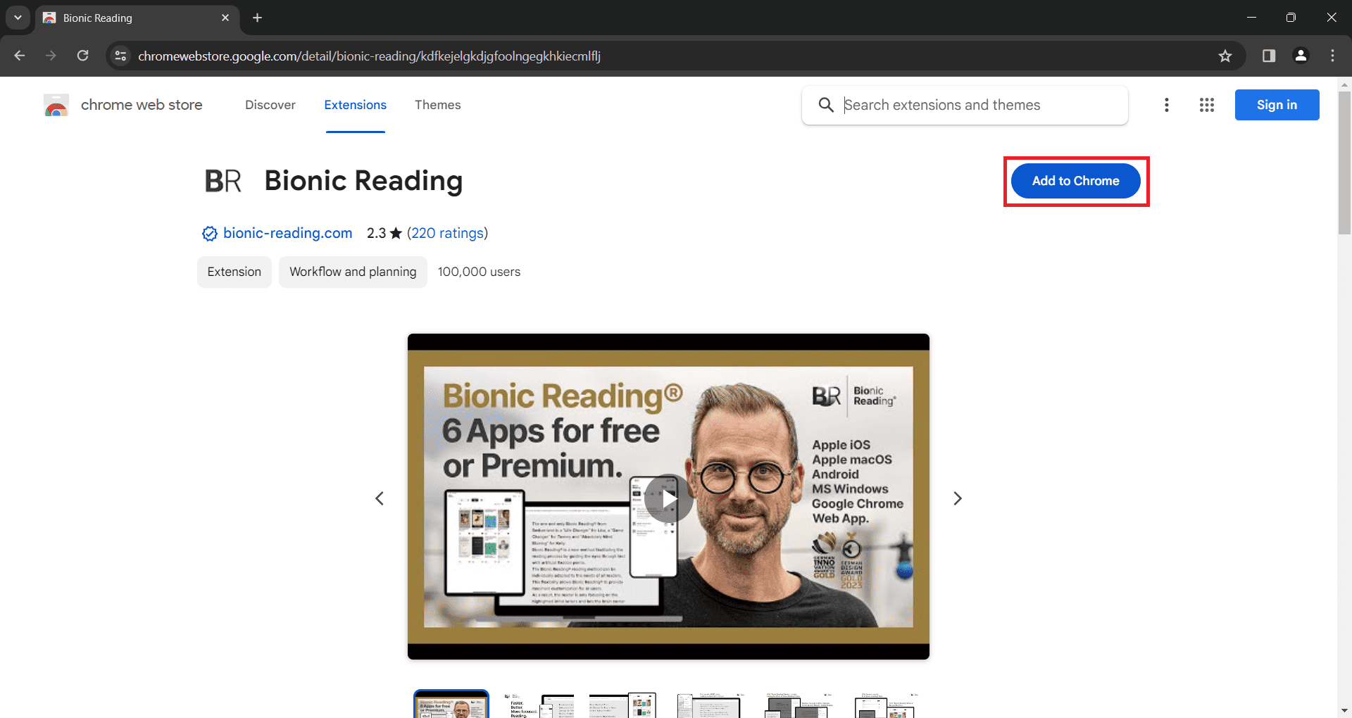 Como usar a leitura biônica no Chrome ou Edge?