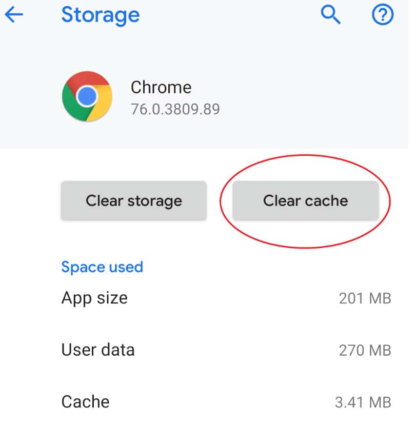 Clear Cache