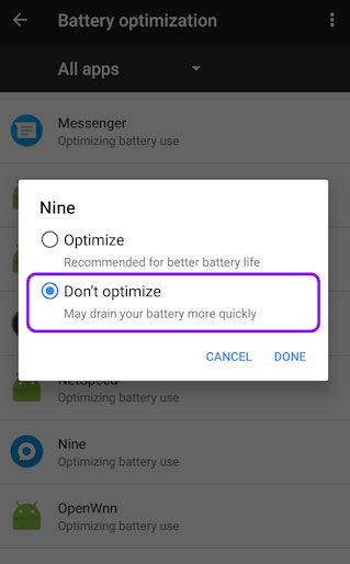 optimized battery