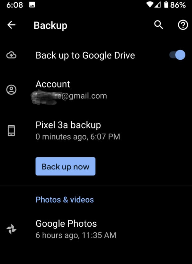 Como fazer backup do seu Google Pixel 