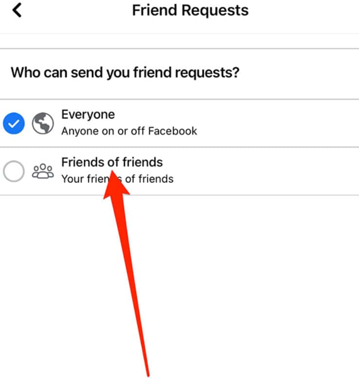 The Person Has Disabled Friend Requests