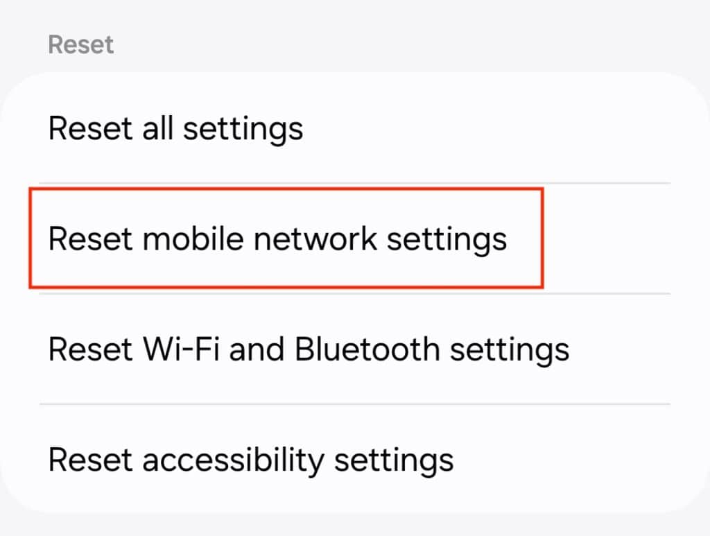 How to Fix Mobile Network State Disconnected Error