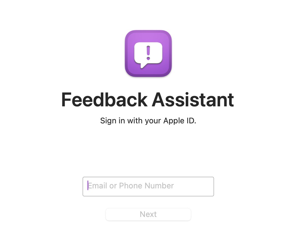 Feedback Assistant