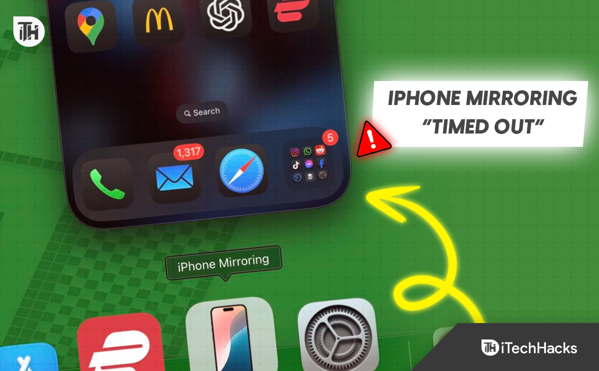 Fix iPhone Mirroring Timed Out Error on macOS Sequoia and iOS 18