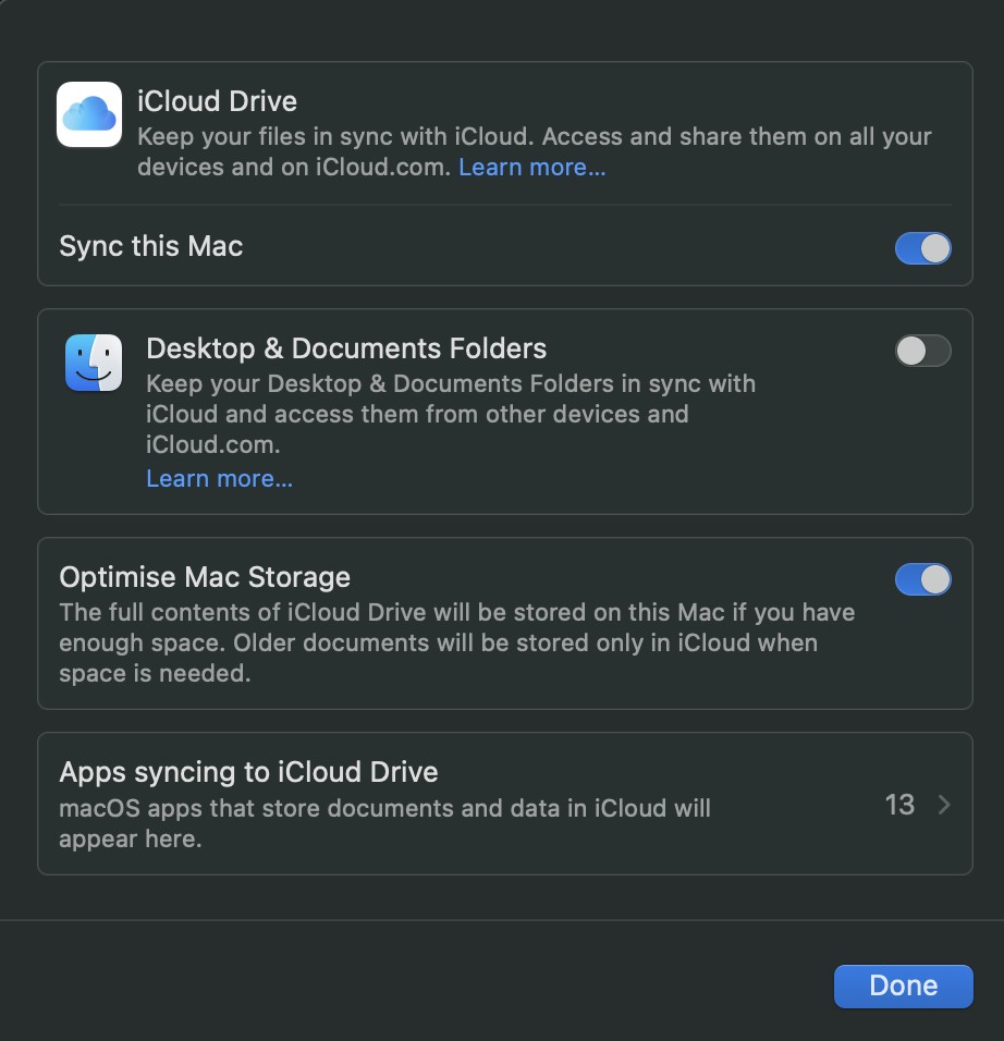 iCloud Drive