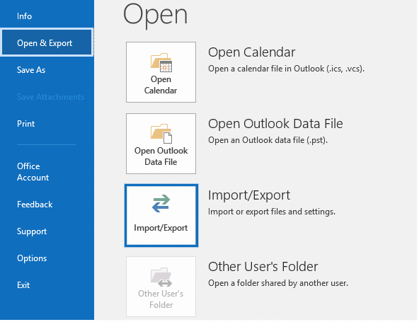 How to Open or Import Items from an Offline Outlook Data File (.ost)?