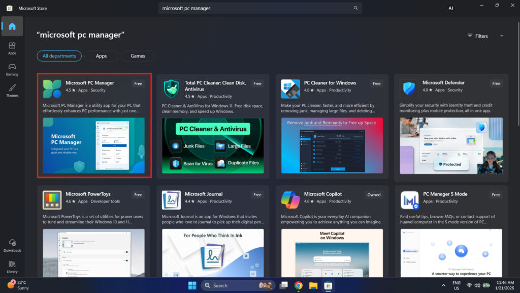 Reduce High RAM Usage on Windows 11 Using Microsoft PC Manager (One