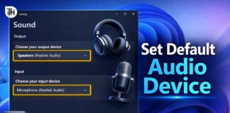 How to Set Default Audio Device on Windows 11 (Speakers, Headphones & Mic) How to Set Default Audio Device on Windows 11
