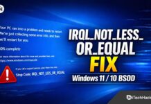 IRQL_NOT_LESS_OR_EQUAL BSOD Error in Windows 10/11: Quick and Advanced Fixes IRQL_NOT_LESS_OR_EQUAL BSOD Error in Windows 10/11: Quick and Advanced Fixes