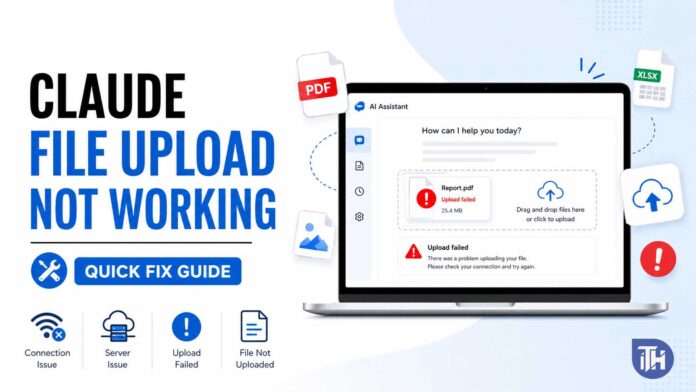 Claude Upload Failed? Fix File Upload Problems Fast