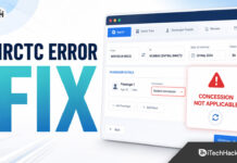 Fix IRCTC Concession Not Applicable Error for Train Booking Fix IRCTC Concession Not Applicable Error for Train Booking
