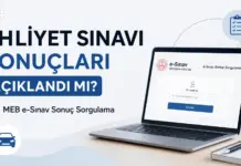 Ehliyet Sฤฑnavฤฑ Sonuรงlarฤฑ Aรงฤฑklandฤฑ mฤฑ? (MEB e-Sฤฑnav Sonuรง Sorgulama)