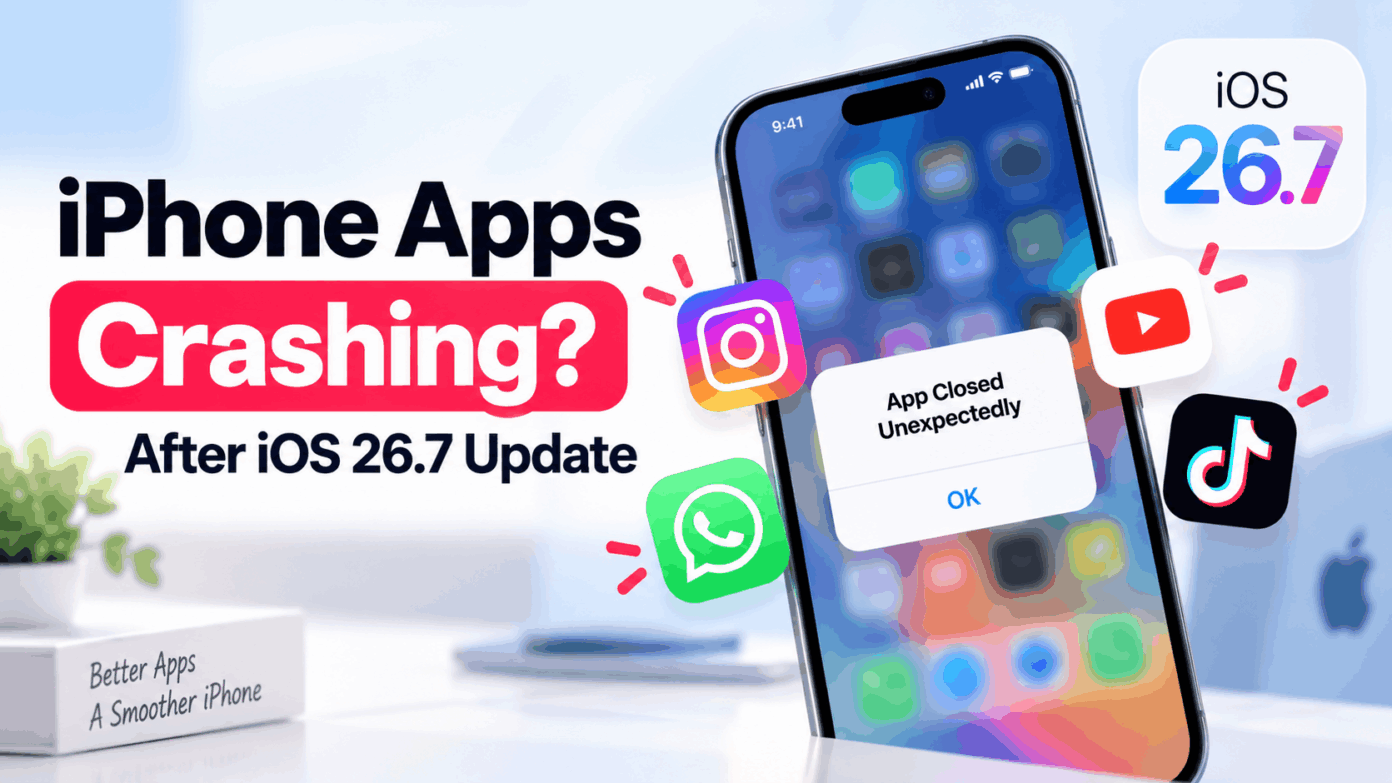 iPhone Apps Crashing or Not Opening After iOS 26.7 Update