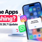 iPhone Apps Crashing or Not Opening After iOS 26.7 Update iPhone Apps Crashing or Not Opening After iOS 26.7 Update