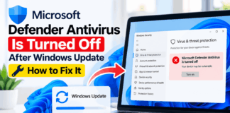 Fix Microsoft Defender Antivirus Turned Off After Windows Update Fix Microsoft Defender Antivirus Turned Off After Windows Update