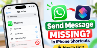 WhatsApp Action Missing from iPhone Shortcuts? How to Fix WhatsApp Action Missing from iPhone Shortcuts? How to Fix